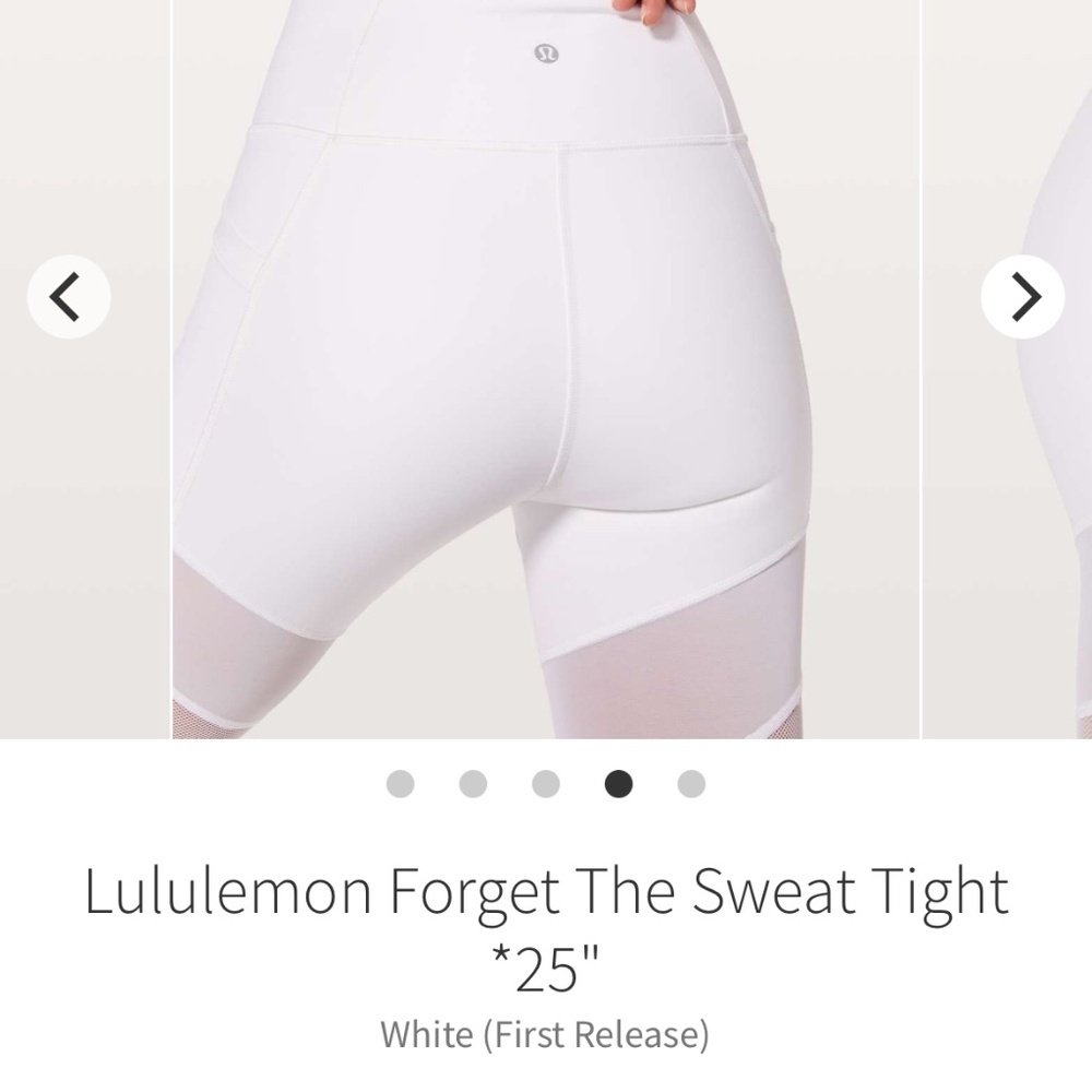 Lululemon Forget The Sweat Crop 25" - Picture 4 of 13